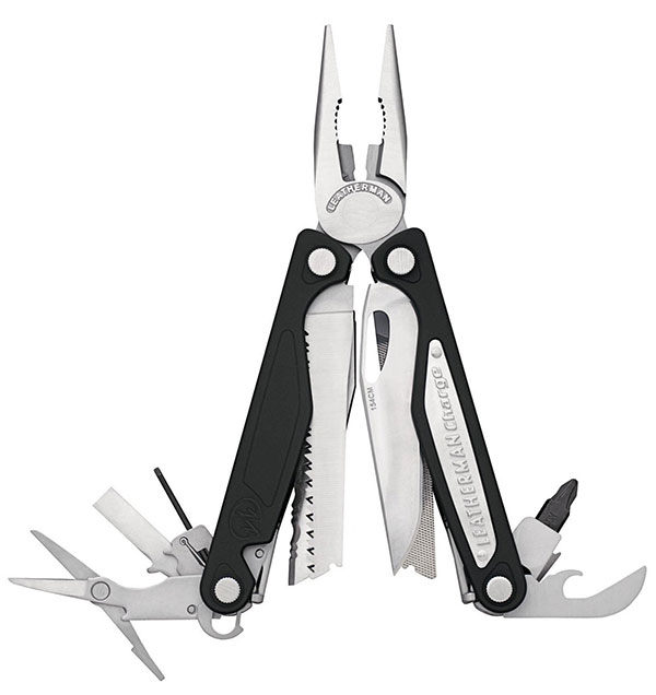 Leatherman Charge AL Multi Tool with Leather Pouch camping knife multitool camping things gear