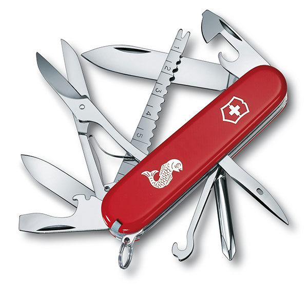 Victorinox 1473372 Army camping Knife Fisherman multitool leatherman camping things to bring in backpack