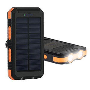 usb portable power charger for iphone Solar Charger for camping things to take travelling Hiluckey Solar Panel Portable Battery Charger portable power